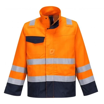 Portwest Modaflame RIS narancs/navy kabát