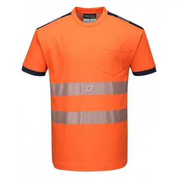 PORTWEST T181ONRL Jól láthatósági Vision póló
