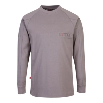 Portwest FR Anti-Static Crew Neck lángálló, antisztatikus hosszú ujjú póló