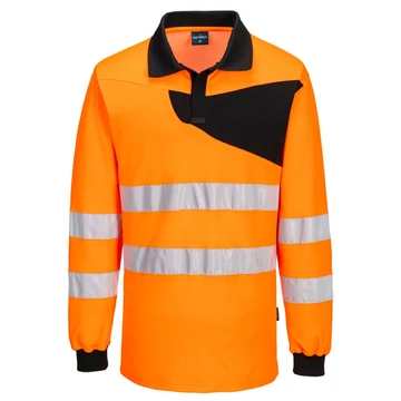 Portwest PW2 Hi-Vis Polo Shirt L/S