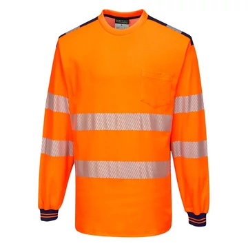 PORTWEST T185ONR4XL PW3 Hi-Vis hosszú ujjú póló