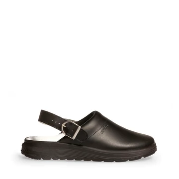 ABEBA ACTIVE 87031 fekete pántos munkavédelmi papucs - 36