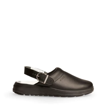 ABEBA ACTIVE 877031 fekete pántos munkavédelmi papucs - 45