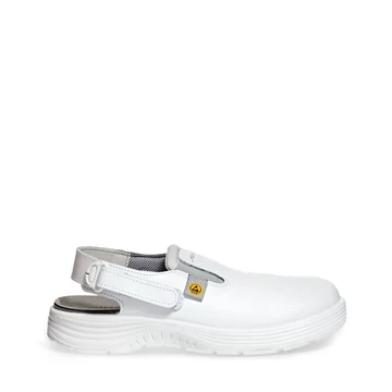 ABEBA ESD-X-LIGHT 7131030 fehér ESD munkavédelmi papucs, acél lábujjvédelemmel - 35