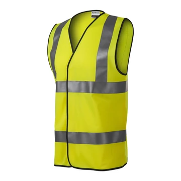 HV Bright biztonsági mellény unisex fluoreszkáló sárga M