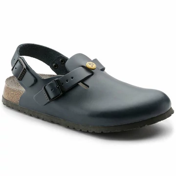 BIRKENSTOCK TOKIO ESD pántos munkavédelmi papucs, normál szélesség, kék 39