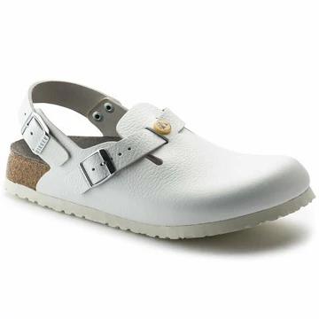 BIRKENSTOCK TOKIO ESD női pántos munkavédelmi papucs, szűkített, fehér 36