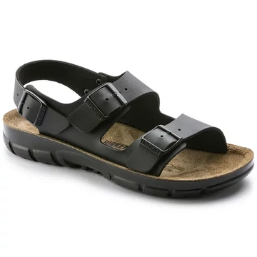 BIRKENSTOCK Kano Birko-Flor munkavédelmi szandál, szűkített, fekete 36