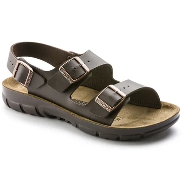 BIRKENSTOCK Kano Birko-Flor munkavédelmi szandál, normál szélesség, barna 39