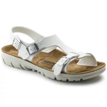 BIRKENSTOCK Saragossa Birko-Flor munkavédelmi szandál, fehér 36