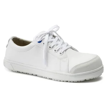 BIRKENSTOCK QS 500 MF Microfiber munkavédelmi cipő, fehér 35