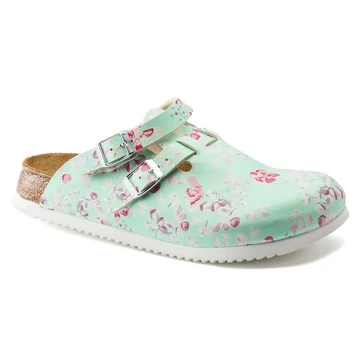 BIRKENSTOCK Kay Birko-Flor munkavédelmi papucs, Flower Field Mint 35