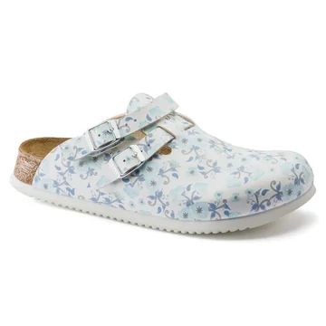 BIRKENSTOCK Kay Birko-Flor munkavédelmi papucs, Roses blue 35