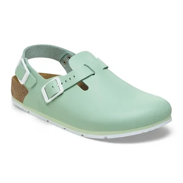 BIRKENSTOCK Tokio PRO Natural Leather munkavédelmi papucs, normál szélesség, Matcha 35
