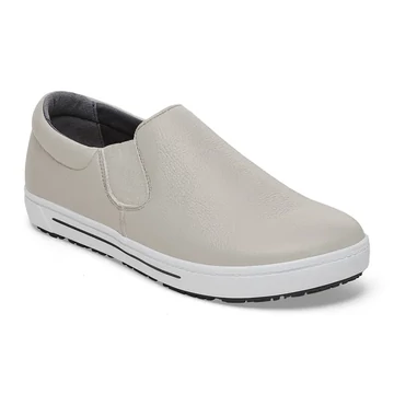 BIRKENSTOCK QO 400 NL Natural Leather munkavédelmi cipő O2, szürke 35