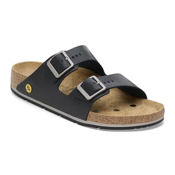 BIRKENSTOCK Arizona PRO ESD munkavédelmi papucs, szűkített, fekete 35