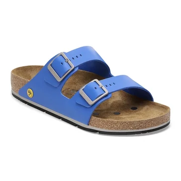 BIRKENSTOCK Arizona PRO ESD munkavédelmi papucs, normál szélesség, ultra kék 35