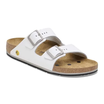 BIRKENSTOCK Arizona PRO ESD munkavédelmi papucs, szűkített, fehér 35