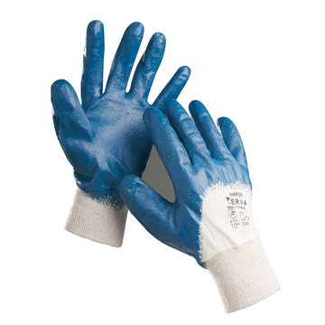 HARRIER kék mártott nitril munkavédelmi kesztyű - 7