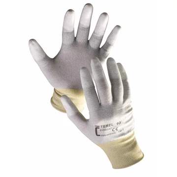 TEREL nylon PU antisztatikus munkavédelmi kesztyű 6