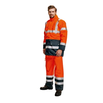 BI ROAD 4in1 HV kabát narancs/navy 3XL