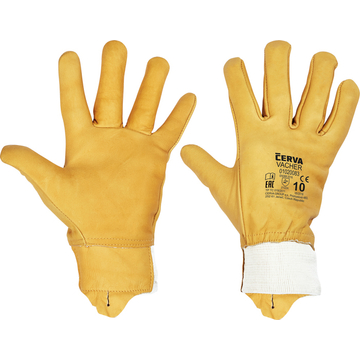 VACHER bőrmunkavédelmi kesztyű sárga 8