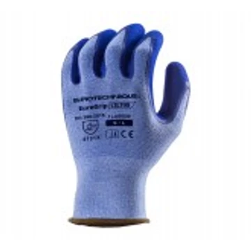 1LASB06 ÚJ! EUROGRIP KESZTYŰ DUPLARÉTEGŰ KÉK LATEX CSB TENYÉRREL_6
