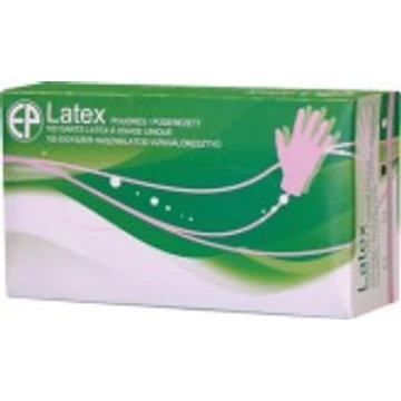 5806B S LATEX VIZSGÁLÓKESZTYŰ, PÚDEROZOTT/100 DB S ZÖLD DOBOZ