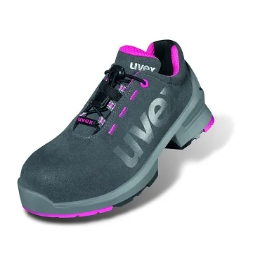 8562836 ÚJ! UVEX1 LADIES FÉLMUNKAVÉDELMI CIPŐ NŐI SZÜRKE/PINK S2 SRC ESD_36