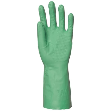 5527 MÁRTOTT ZÖLD NITRIL MUNKAVÉDELMI KESZTYŰ, VEGYSZERÁLLÓ, 33CM/0,46MM_7