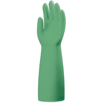 5538 MÁRTOTT ZÖLD NITRIL MUNKAVÉDELMI KESZTYŰ, VEGYSZERÁLLÓ, 45CM/0,56MM_8
