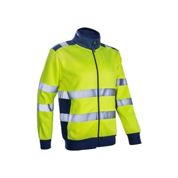 5GOK16000L ÚJ! GOKKAN HI-VIZ SÁRGA CIPZÁRAS PULÓVER_L