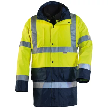 70548 FLUO 4/1PE SÁRGA/KÉK KABÁT_XS