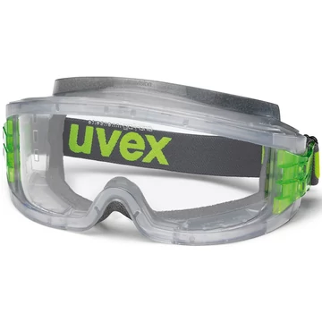 9301714 UVEX ULTRAVISION SZEMÜVEG,SZÜRKE GUMIPÁNTOS,VÍZTISZTA LENCSE