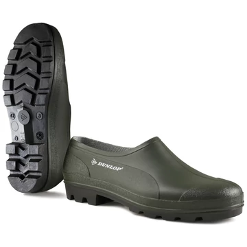 9SYLV44 DUNLOP WELLIE B350611 9SYLV ZÖLD VÍZÁLLÓ PVC PAPUCS_44