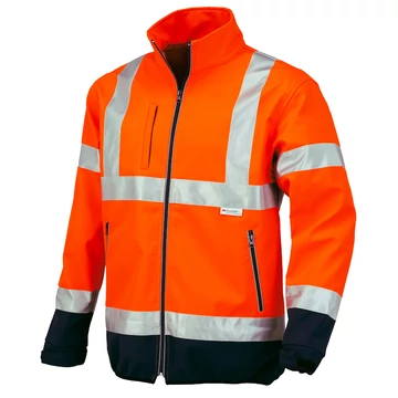 04512 Flash Jól láthatósági SOFTSHELL kabát narancssárga S