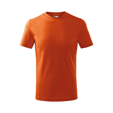 Basic póló gyerek narancssárga 110 cm/4 éves