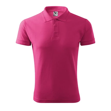 Pique Polo galléros póló férfi bíborszín 3XL
