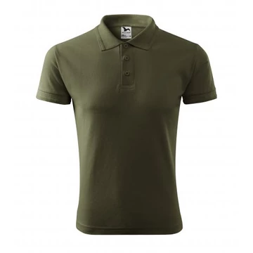 Pique Polo galléros póló férfi military S