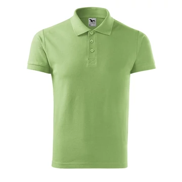 Cotton galléros póló férfi borsózöld M