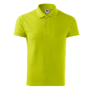 Cotton galléros póló férfi lime S