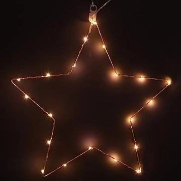 XMAS DEKOR CSILLAG 20L*