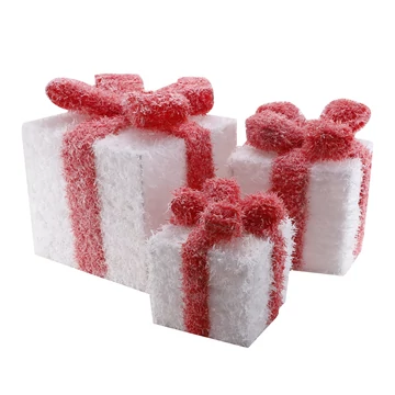 XMAS AJÁNDÉK DOBOZ 3/SZETT*