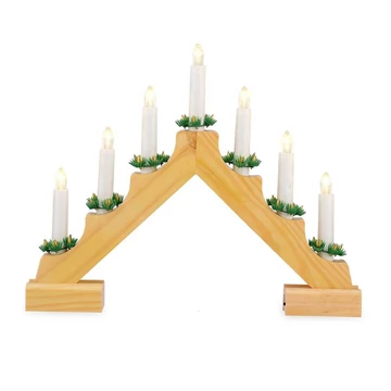 XMAS PIRAMIS 7LED MELEG FH FA SZÍNU*