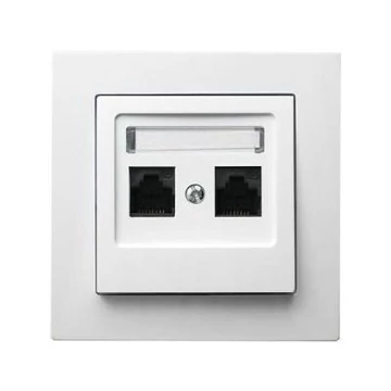 CASTELLA RJ45x2 CSATLALJ KOMP. FH