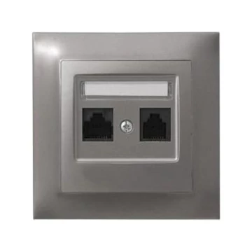 NECTO RJ45x2 CSATLALJZAT KOMPLETT