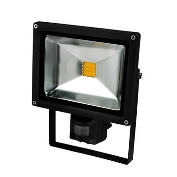 LED FÉNYV. MOZG. 30W IP65 FEKETE