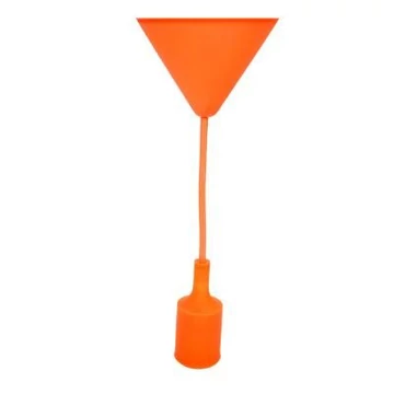 FÜGGESZTÉK E27 TEXIL NARANCS