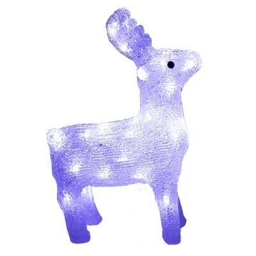 XMAS AKRIL 40LED SZARVAS*