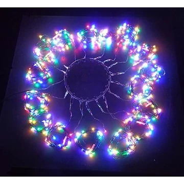 XMAS FÜGGÖNY FA KÖRÉ 400LED SZÍNES*